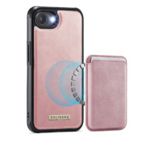 Solidenz MagSafe Wallet Backcover voor iPhone 16e – Roze