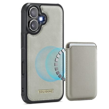 Solidenz MagSafe Wallet Backcover voor iPhone 17 – Beige