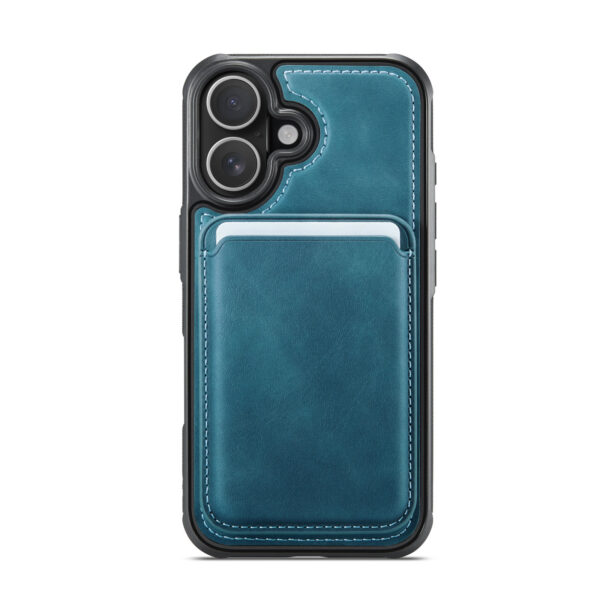 Solidenz MagSafe Wallet Backcover voor iPhone 17 - Blauw - Afbeelding 3