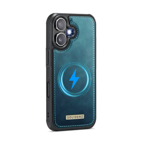 Solidenz MagSafe Wallet Backcover voor iPhone 17 - Blauw - Afbeelding 4