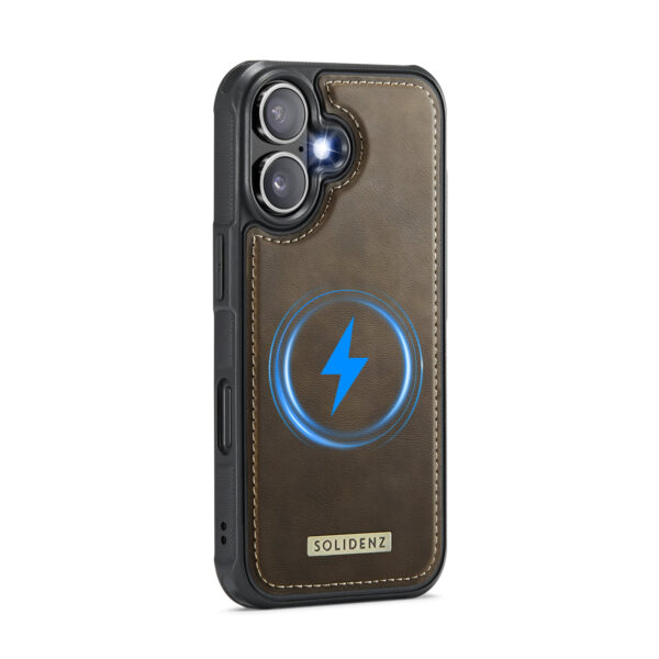 Solidenz MagSafe Wallet Backcover voor iPhone 17 - Bruin - Afbeelding 4