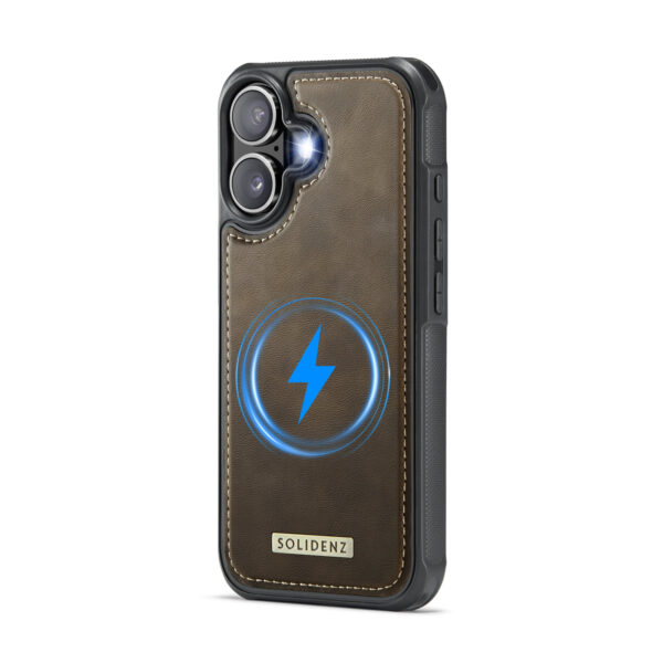Solidenz MagSafe Wallet Backcover voor iPhone 17 - Bruin - Afbeelding 8
