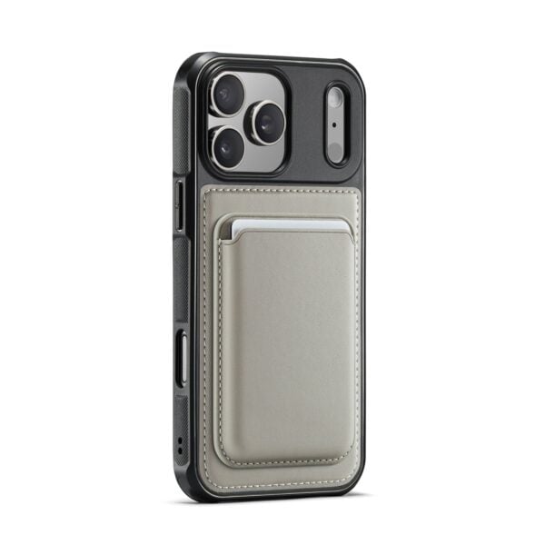 Solidenz MagSafe Wallet Backcover voor iPhone 17 Pro Max - Beige - Afbeelding 2