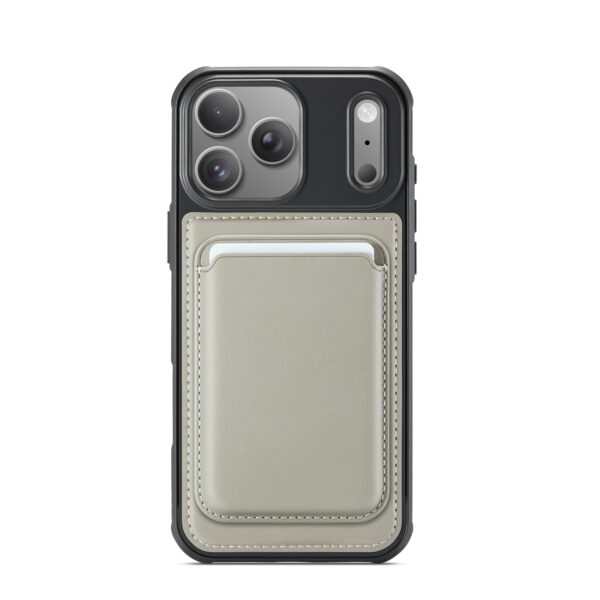 Solidenz MagSafe Wallet Backcover voor iPhone 17 Pro - Beige - Afbeelding 3