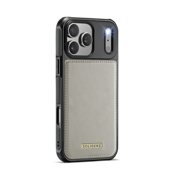 Solidenz MagSafe Wallet Backcover voor iPhone 17 Pro - Beige - Afbeelding 4