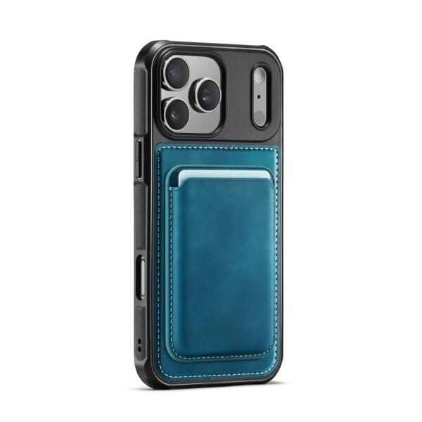 Solidenz MagSafe Wallet Backcover voor iPhone 17 Pro Max - Blauw - Afbeelding 2