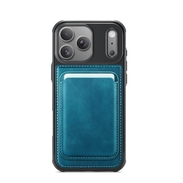 Solidenz MagSafe Wallet Backcover voor iPhone 17 Pro Max - Blauw - Afbeelding 3