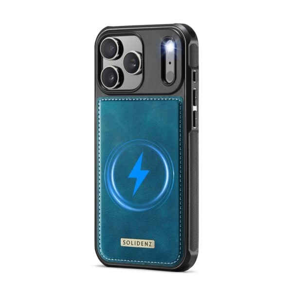 Solidenz MagSafe Wallet Backcover voor iPhone 17 Pro Max - Blauw - Afbeelding 8