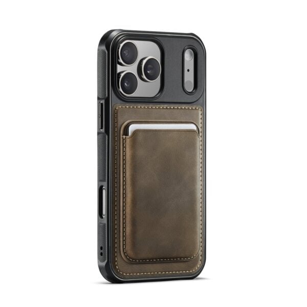 Solidenz MagSafe Wallet Backcover voor iPhone 17 Pro - Bruin - Afbeelding 2