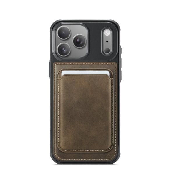 Solidenz MagSafe Wallet Backcover voor iPhone 17 Pro - Bruin - Afbeelding 3