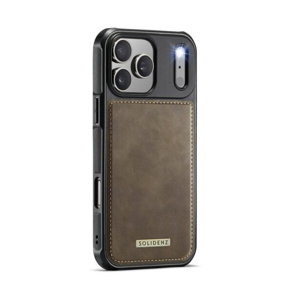 Solidenz MagSafe Wallet Backcover voor iPhone 17 Pro - Bruin - Afbeelding 4
