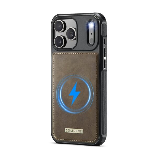 Solidenz MagSafe Wallet Backcover voor iPhone 17 Pro - Bruin - Afbeelding 8