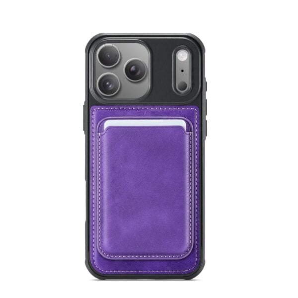 Solidenz MagSafe Wallet Backcover voor iPhone 17 Pro - Paars - Afbeelding 3