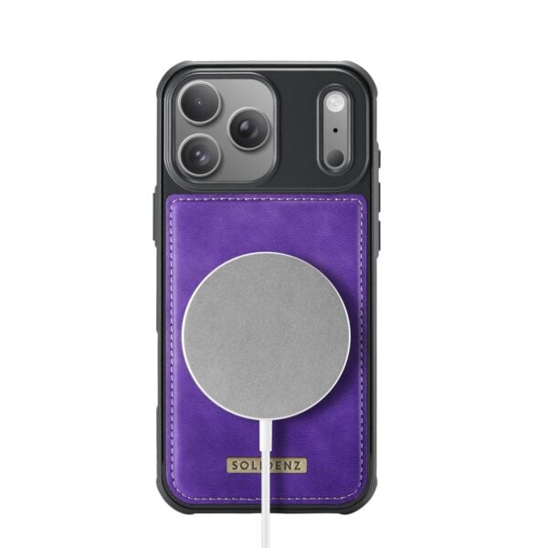 Solidenz MagSafe Wallet Backcover voor iPhone 17 Pro - Paars - Afbeelding 7