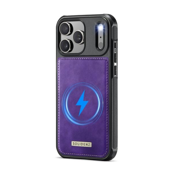 Solidenz MagSafe Wallet Backcover voor iPhone 17 Pro - Paars - Afbeelding 8