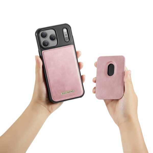 Solidenz MagSafe Wallet Backcover voor iPhone 17 Pro Max - Roze - Afbeelding 10