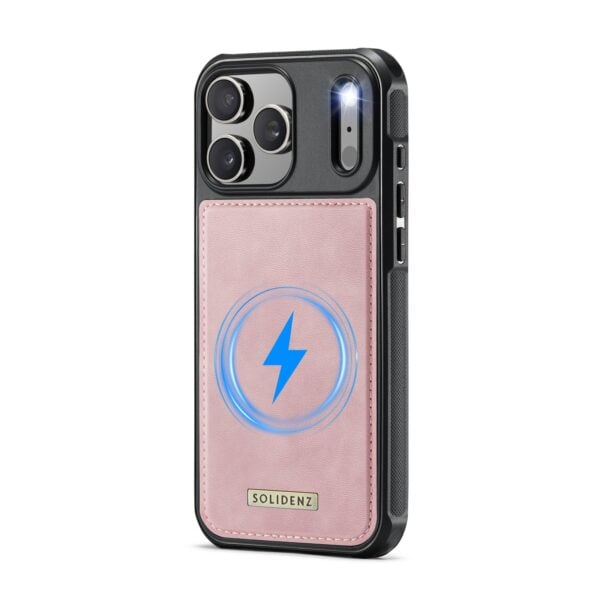 Solidenz MagSafe Wallet Backcover voor iPhone 17 Pro Max - Roze - Afbeelding 8