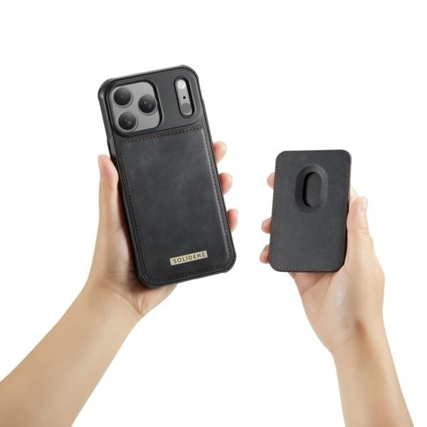 Solidenz MagSafe Wallet Backcover voor iPhone 17 Pro - Zwart - Afbeelding 10