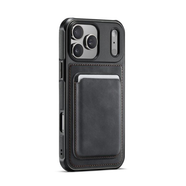 Solidenz MagSafe Wallet Backcover voor iPhone 17 Pro - Zwart - Afbeelding 2