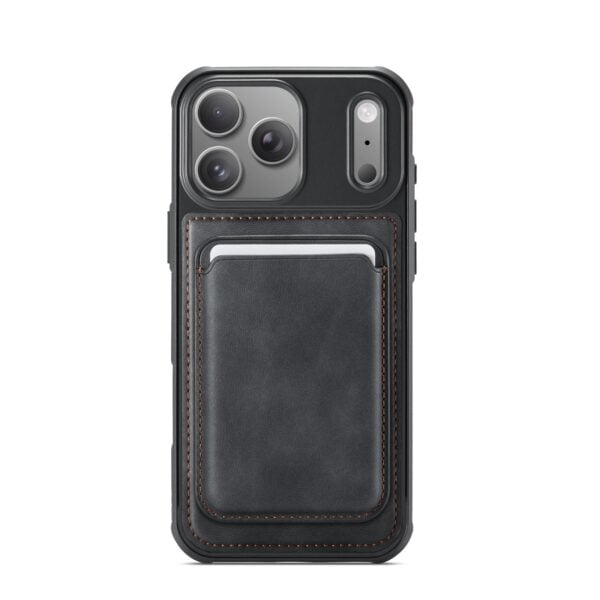 Solidenz MagSafe Wallet Backcover voor iPhone 17 Pro - Zwart - Afbeelding 3