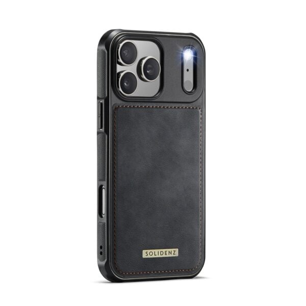 Solidenz MagSafe Wallet Backcover voor iPhone 17 Pro - Zwart - Afbeelding 4