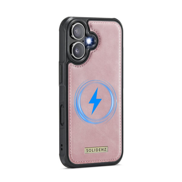 Solidenz MagSafe Wallet Backcover voor iPhone 17 - Roze - Afbeelding 4