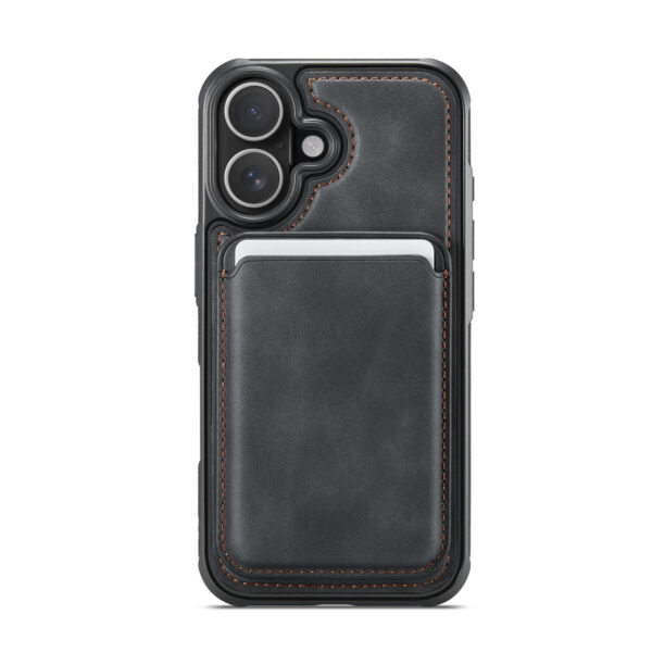 Solidenz MagSafe Wallet Backcover voor iPhone 17 - Zwart - Afbeelding 3