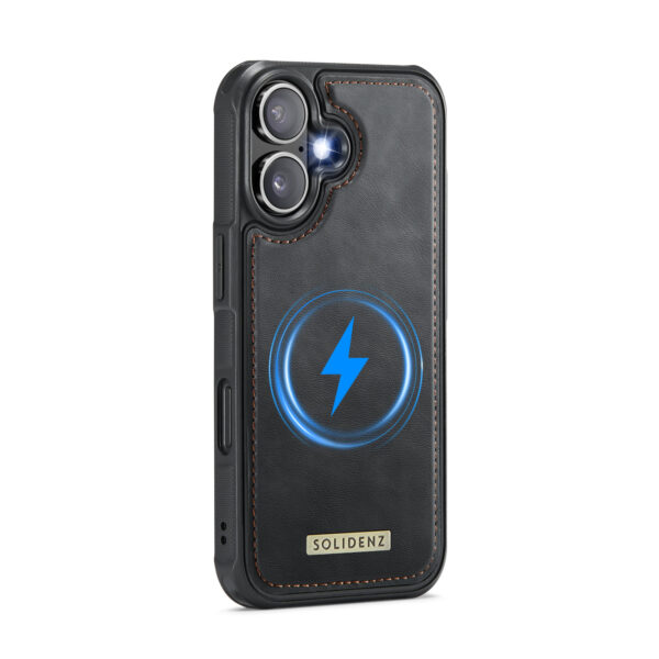Solidenz MagSafe Wallet Backcover voor iPhone 17 - Zwart - Afbeelding 4