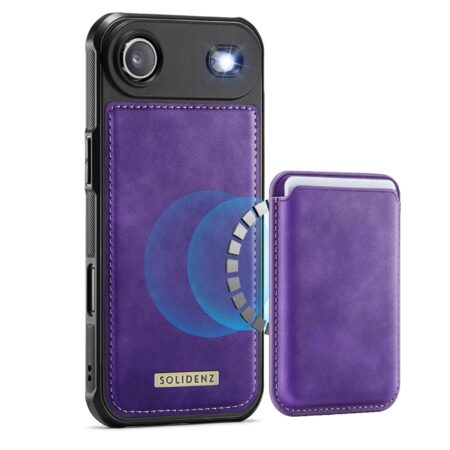 Solidenz MagSafe Wallet Backcover for iPhone Air – Purple