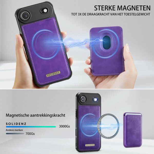 Solidenz MagSafe Wallet Backcover for iPhone Air - Purple - Image 6