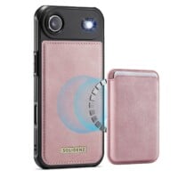 Solidenz MagSafe Wallet Backcover voor iPhone Air – Roze
