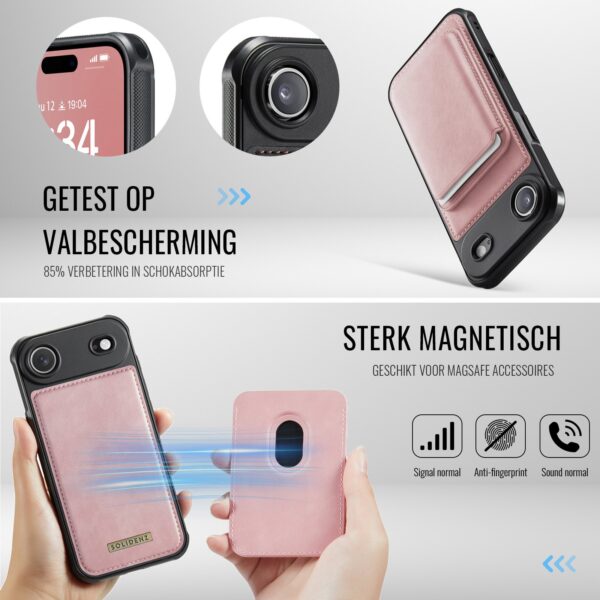 Solidenz MagSafe Wallet Backcover for iPhone Air - Pink - Image 4
