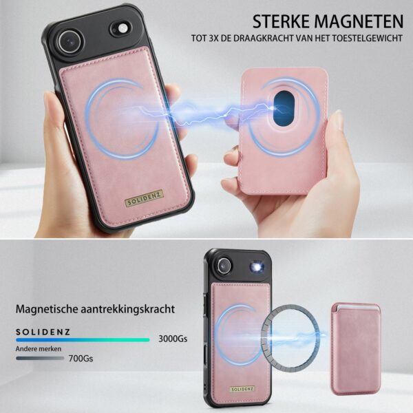 Solidenz MagSafe Wallet Backcover for iPhone Air - Pink - Image 5