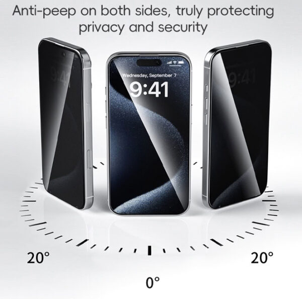 Solidenz Privacy Screen Protector iPhone 16e - Afbeelding 2