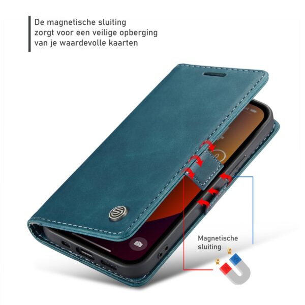 Solidenz Urban Book iPhone Air hoesje - Blauw - Afbeelding 7