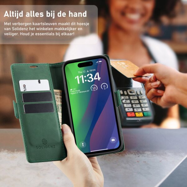 Solidenz Urban Book iPhone Air hoesje - Roze - Afbeelding 18