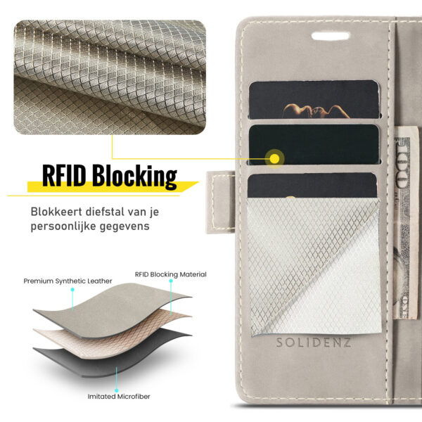 Solidenz Urban Book iPhone 17 Pro Max hoesje - Beige - Afbeelding 10
