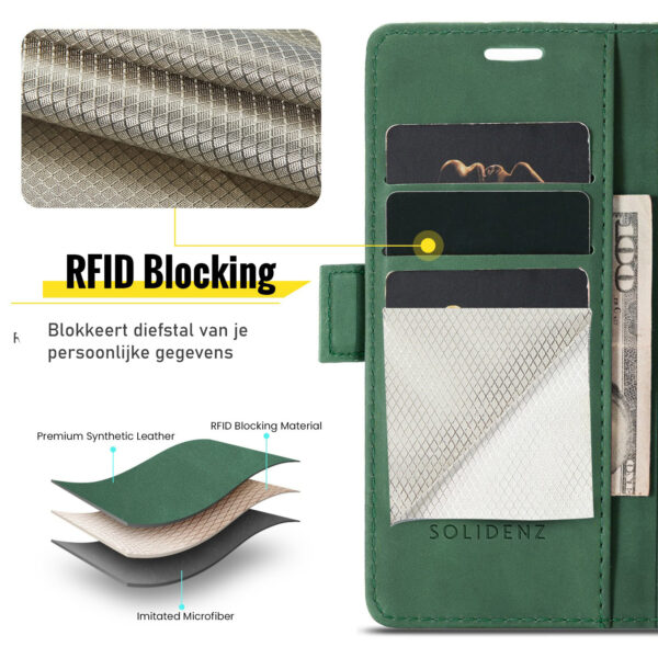 Solidenz Urban Book iPhone 17 Pro Max hoesje - Groen - Afbeelding 10