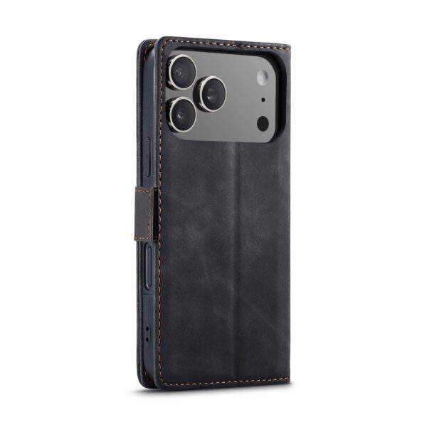Solidenz Urban Book iPhone 17 Pro hoesje - Zwart - Afbeelding 4