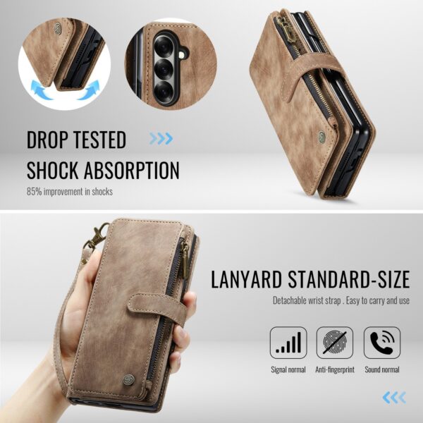 Solidenz Urban Case Samsung Z Fold 7 Hoesje - Bruin - Afbeelding 7