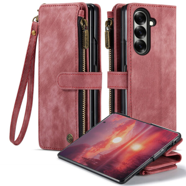 Solidenz Urban Case Samsung Z Fold 7 Hoesje - Rood