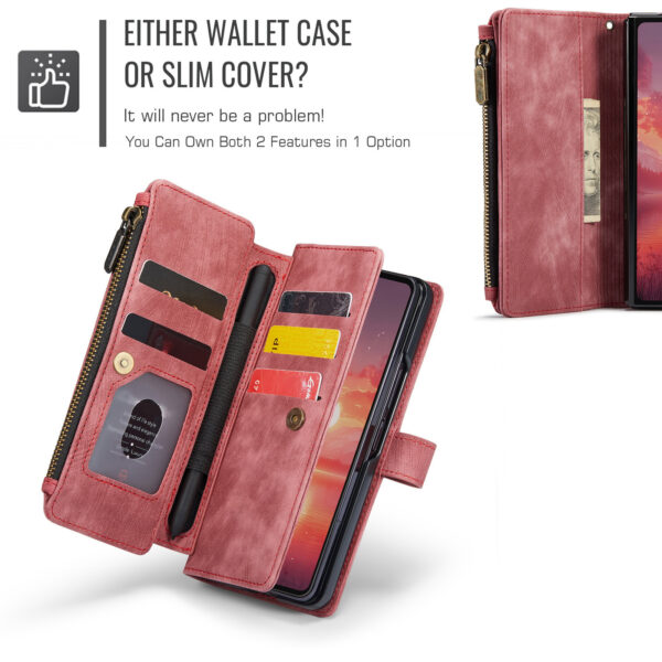 Solidenz Urban Case Samsung Z Fold 7 Hoesje - Rood - Afbeelding 6