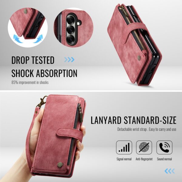 Solidenz Urban Case Samsung Z Fold 7 Hoesje - Rood - Afbeelding 7