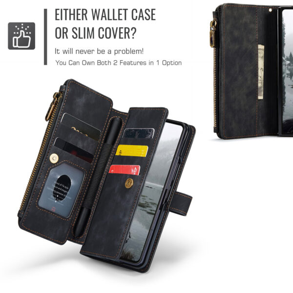 Solidenz Urban Case Samsung Z Fold 7 Hoesje - Zwart - Afbeelding 5