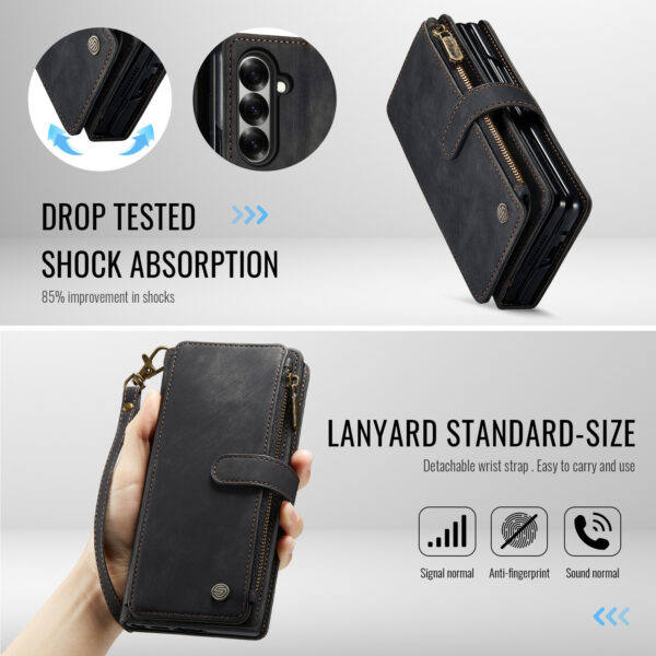 Solidenz Urban Case Samsung Z Fold 7 Hoesje - Zwart - Afbeelding 6