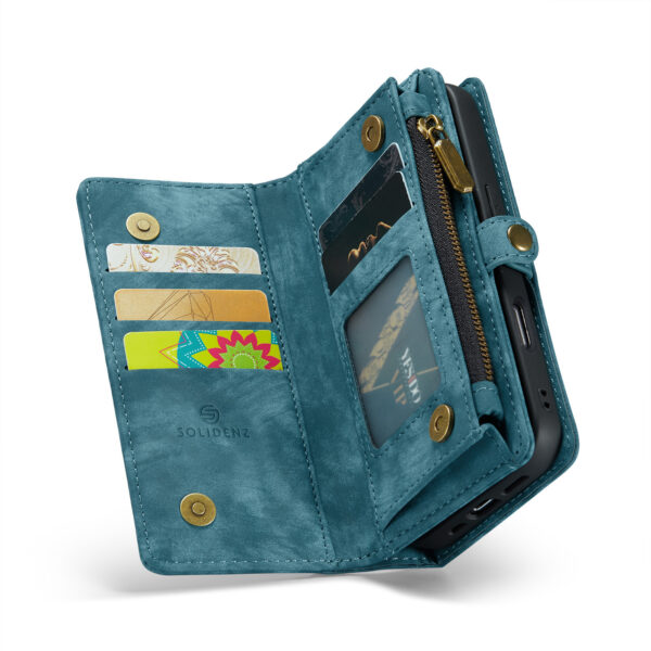 Solidenz Urban Wallet iPhone Air hoesje - Blauw - Afbeelding 3