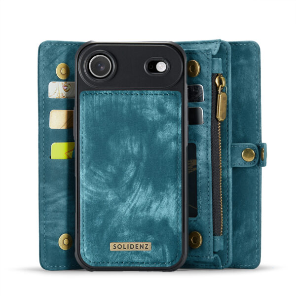 Solidenz Urban Wallet iPhone Air hoesje - Blauw - Afbeelding 5