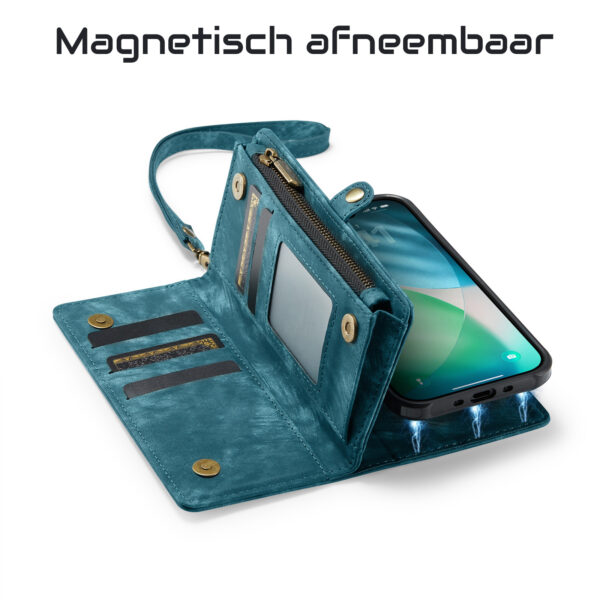 Solidenz Urban Wallet iPhone Air hoesje - Blauw - Afbeelding 7