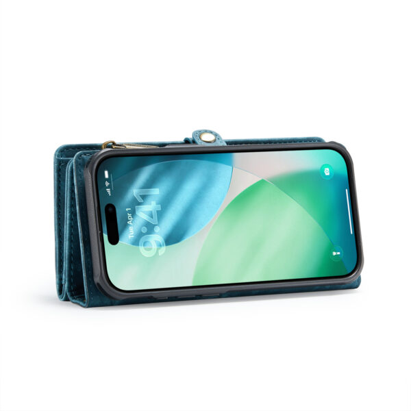 Solidenz Urban Wallet iPhone Air hoesje - Blauw - Afbeelding 8