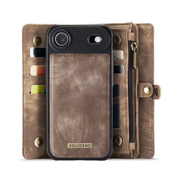 Solidenz Urban Wallet iPhone Air hoesje - Bruin - Afbeelding 5